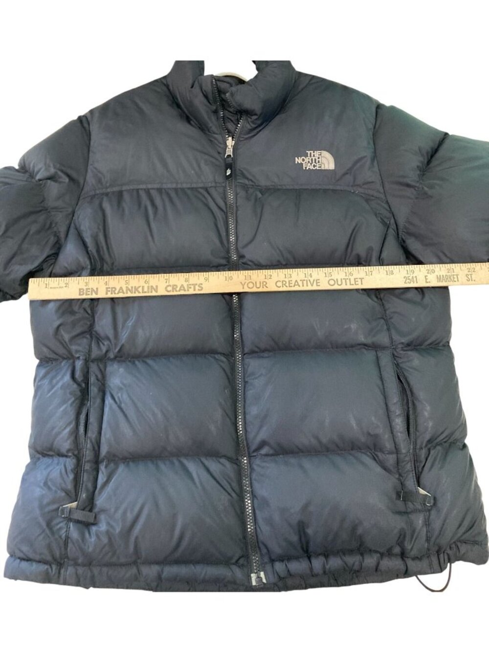 Vtg Y2K The North Face Nuptse Puffer Jacket XL Black Outdoor Streetwear Gorpcore - Picture 3 of 16